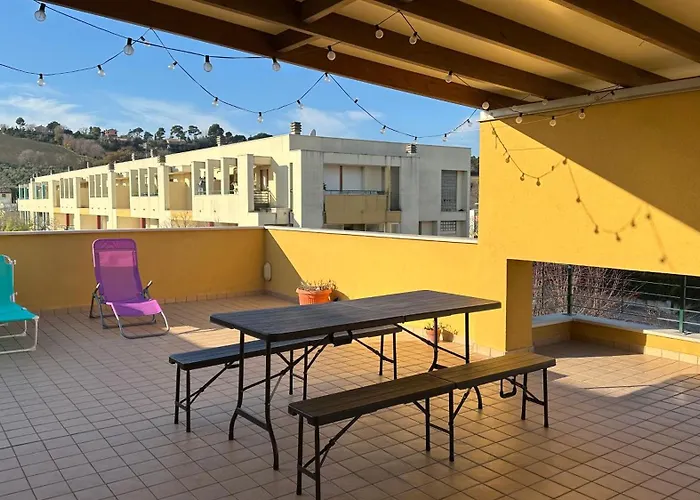 Se129 - Senigallia, Ampio Trilocale Con Terrazza Panoramica Lägenhet *